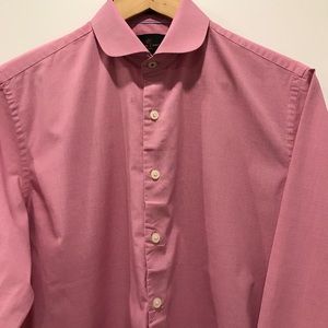Designer Simon Carter long sleeve shirt - pink